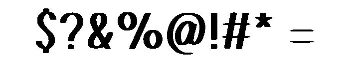 Beary Smiles Font OTHER CHARS