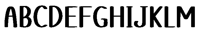 Beary Smiles Font UPPERCASE
