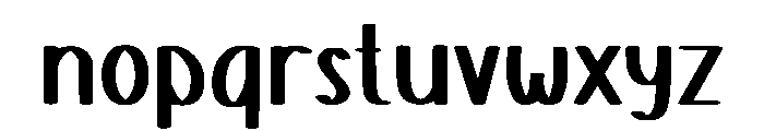 Beary Smiles Font LOWERCASE