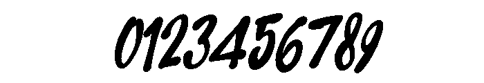 Beasstro Slant Font OTHER CHARS
