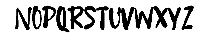 Beasstro Font UPPERCASE