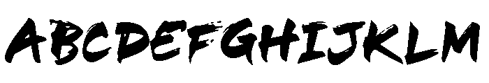 Beast Sketch Font UPPERCASE
