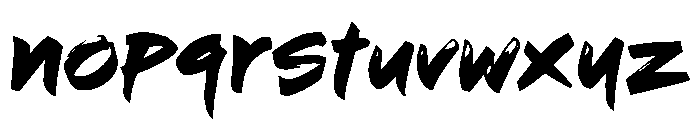 Beast Sketch Font LOWERCASE