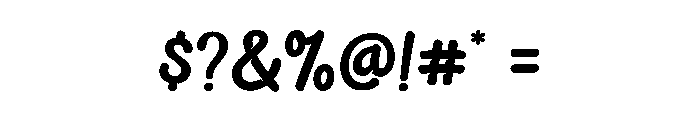 Beastly Halloween Regular Font OTHER CHARS