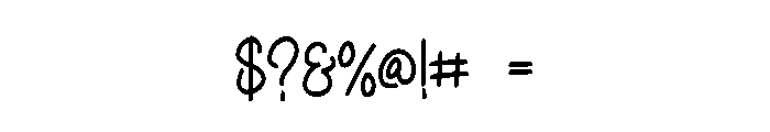 Beastly Font OTHER CHARS