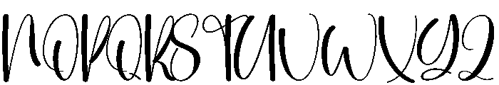 Beating Font UPPERCASE
