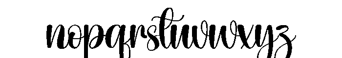 Beating Font LOWERCASE