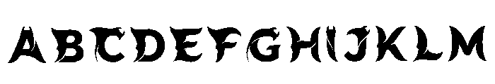 Beaty Regular Font UPPERCASE