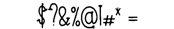 Beau Font OTHER CHARS