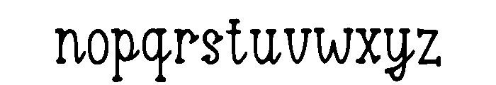Beau Font LOWERCASE