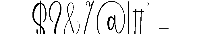 Beauregard Font OTHER CHARS