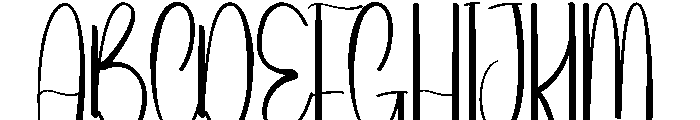 Beauregard Font UPPERCASE