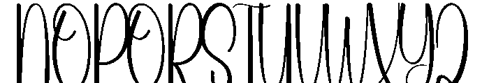 Beauregard Font UPPERCASE