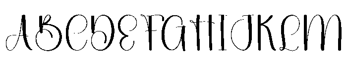 Beautica1 Font UPPERCASE