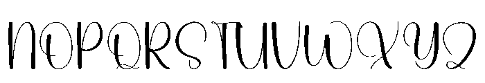 Beautica1 Font UPPERCASE