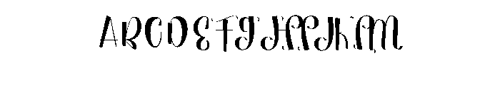 Beauticare Font UPPERCASE