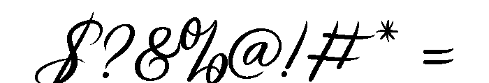 Beautiful Aletha Font OTHER CHARS