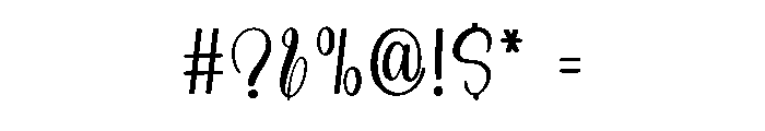 Beautiful Background Font OTHER CHARS