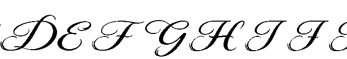 Beautiful Danila Font UPPERCASE
