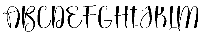 Beautiful Moana Font UPPERCASE