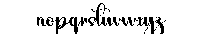 Beautiful Moana Font LOWERCASE