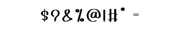 Beautiful My Crush Font OTHER CHARS