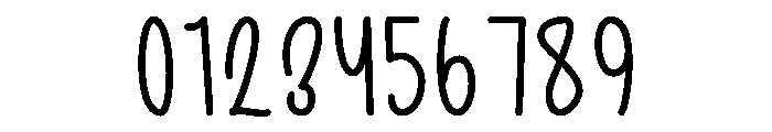 Beautiful Rainy Font OTHER CHARS