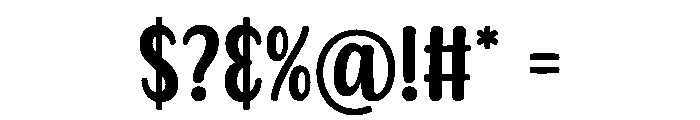 Beautiful Reaction Font OTHER CHARS