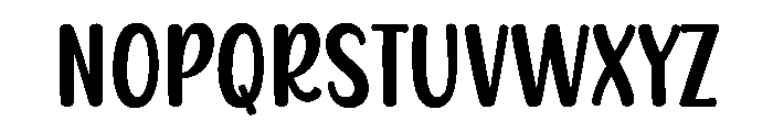 Beautiful Reaction Font UPPERCASE