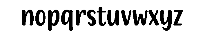 Beautiful Reaction Font LOWERCASE