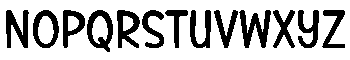 Beautiful Rounded Font LOWERCASE