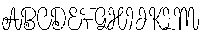 Beautiful Smile Script Script Font UPPERCASE