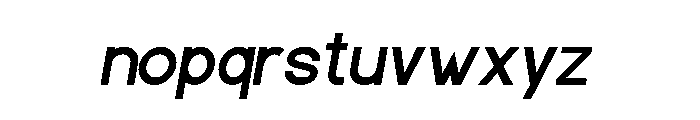 Beautiful Something Italic Font LOWERCASE