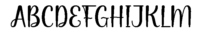 Beautiful Style Font UPPERCASE