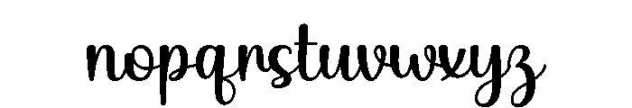 Beautiful Style Font LOWERCASE