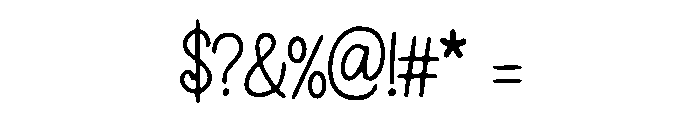 Beautiful Swirly Font OTHER CHARS