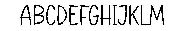 Beautiful Thoughts Font UPPERCASE