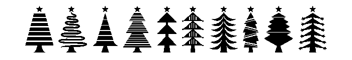 Beautiful Tree Regular Font OTHER CHARS