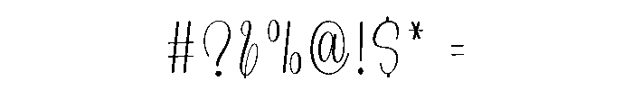 Beautiful Winterland Font OTHER CHARS