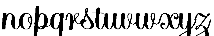 BeautifulCalligraphy Font LOWERCASE