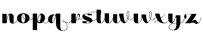BeautifulFriday Font LOWERCASE