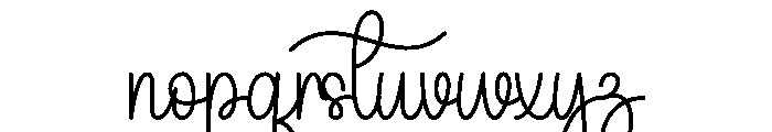 Beautifulgirl Font LOWERCASE