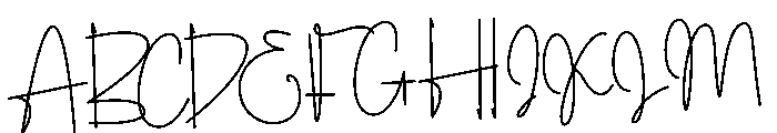 Beautifulls Font UPPERCASE
