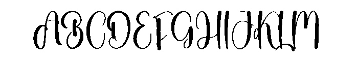 Beauty Autography Font UPPERCASE