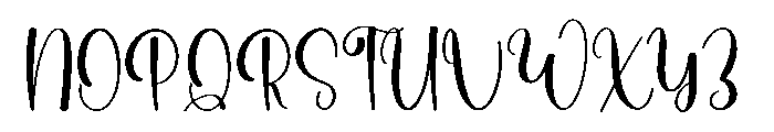 Beauty Autography Font UPPERCASE