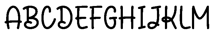 Beauty Date Font UPPERCASE
