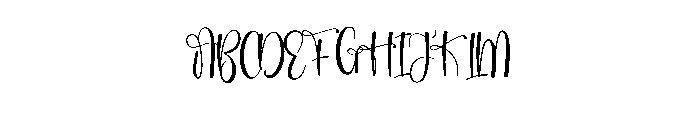 Beauty Ganger Font UPPERCASE