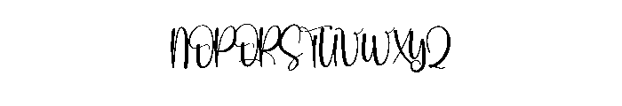 Beauty Ganger Font UPPERCASE