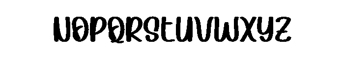 Beauty Harmony Font LOWERCASE