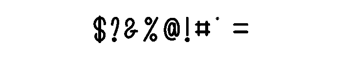 Beauty Higland Font OTHER CHARS